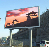 Hd vidéo grande publicité a mené le mur de tv p3 extérieur a mené le panneau d'affichage publicitaire