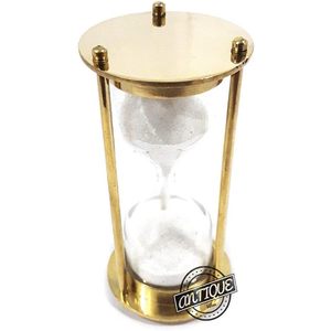 Reloj de Arena de Latón Estilo Antiguo, Temporizador de 1 Minuto, Adorno Portátil Vintage, Diseño Tradicional - Product Image 3
