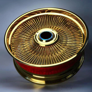 Cerchi a Raggi Personalizzati da 14-22 Pollici con Dischi di Bloccaggio 5x120, Cerchi a Raggi per Restauro Auto Classiche e Costruzione Personalizzata - Product Image 5