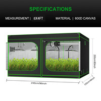 Vente en gros d'usine - Métal PVC pour kit de culture de plantes d'intérieur - Système complet facile à assembler