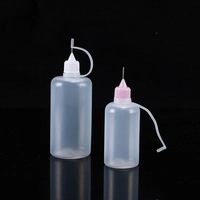 Flacons en plastique transparent pour injection d'huile, de médicaments liquides, anti-fuite, pour tatouage, laboratoire, 10 ml, 30 ml, 50 ml
