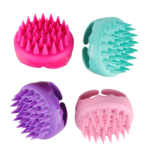 Cepillo de Silicona para Masaje del Cuero Cabelludo, Desenreda el Cabello Blanco, Cuidado del Cuero Cabelludo, Masajeador de Cabeza de Plástico - Product Image 6