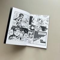 Livres de mangas de haute qualité en anglais, couverture souple, impression de bandes dessinées Marvel, livres à couverture souple, impression à la demande