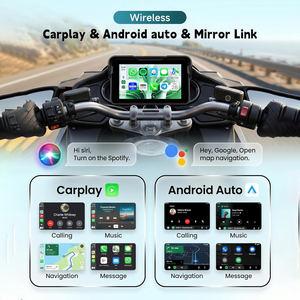 Écran de navigation portable Bestsonic pour moto, compatible CarPlay et Android Auto, design antivol, 5 pouces, navigation d'aventure - Product Image 3