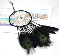 Großhandel Handgefertigter Boho Feder Traumfänger zum Aufhängen für Auto, Zuhause, Zimmer, Tür, Wandkunst, Party Dekor, Ornament, Geschenk und Bastelset DIY