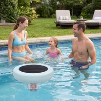 Ioniseur solaire pour piscine Eco Clean Sanitizer, purificateur à tige de cuivre pour piscines enterrées, hors sol et à eau salée