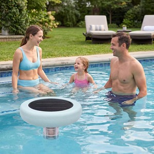 Ioniseur solaire pour <span class=keywords><strong>piscine</strong></span> Eco Clean Sanitizer, purificateur à tige de cuivre pour piscines enterrées, hors sol et à eau salée - Product Image 6
