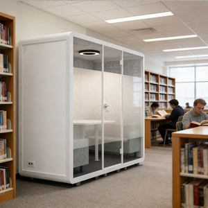 Cabinas Acústicas para Gimnasio, Módulos Insonorizados de Montaje Rápido, Cabinas de Oficina, Cabinas de Trabajo con Privacidad, Cabinas de Reuniones, Cabinas Insonorizadas - Product Image 4