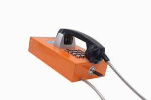 Rugged Tù Nhân hệ thống điện thoại với đầy đủ bàn phím IP điện thoại Vandal Proof điện thoại có dây với màn hình hiển thị và khóa cho Nhà Tù - Product Image 3