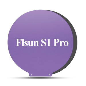 Paarse Fssun T1 Pro S1 Pro 3d Printer Accessory-270mm/10,6 In 330Mm Dia Magnetisch Bed Peo + Pei Plaatstaal Glad/Getextureerd - Product Image 2