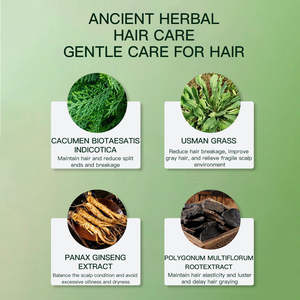 Soin capillaire biologique, <span class=keywords><strong>Savon</strong></span> solide shampoing artisanal hydratant authentique à base de feuilles de Platycladus Orientalis et d'Usman Grass, anti-chute de cheveux - Product Image 3