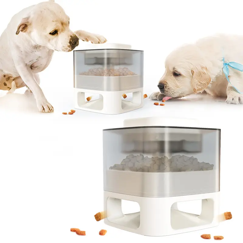 2024 mu Pet Dog Press Slow Food Feeder Treat Toy Interactive Leaking Self Feeder Pet Products Pet Bowls & Feeders for Dogs