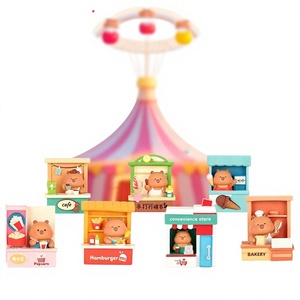 Boîte mystère en résine écologique personnalisée, série Capybara mignonne, figurines d'animaux, jouets de collection, décoration de bureau et de maison, cadeau surprise - Product Image 1