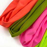 Tissu tricoté uni teint en gros, lot de stock personnalisé, 82 % nylon 18 % élasthanne, extensible dans les 4 sens, pour soutien-gorge de bikini, maillot de bain, tissu de maillot de bain italien