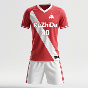 Nhà Máy Bán Buôn Chất Lượng Cao Tùy Chỉnh In Polyester Bóng Đá Phù Hợp Với Nhanh Chóng Làm Khô Thoáng Khí Bồ Đào Nha Bóng Đá Thiết Lập - Product Image 1