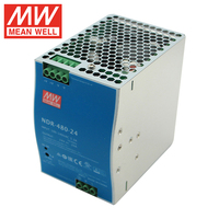 Mean Well NDR-480-24 Simple Sortie Industrielle Din Rail 480W 24V alimentation Actif Intégré Fonction de PFC