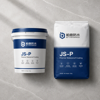 JS-P Coulis Liquide d'Étanchéité à Base de Ciment 20kg Poudre 30kg Matériau de Revêtement à Haute Résistance à la Traction