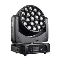 Éclairage K15 19X40W Bee Eye RGBW Beam Light avec contrôle DMX512, indice de protection IP33, Ra90 CRI, éclairage de scène