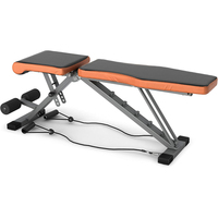 Banc de gymnastique à domicile réglable d'une capacité de 300kg, ensemble de bancs d'exercice multifonctions pliables pour l'entraînement musculaire complet du corps