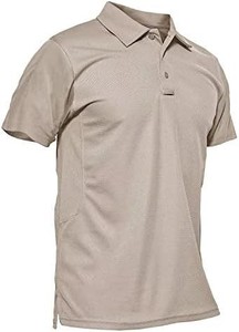 Polo vintage à manches courtes pour homme en coton, coupe ample avec poche, idéal pour les essentiels du streetwear jeune - Product Image 3