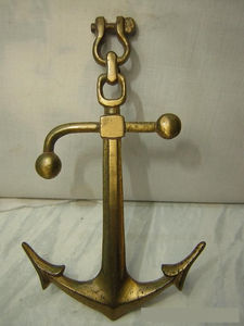 Reasonable Prices <b>Nautical</b> Anchor with Golden Finished Metal Crafted Antique Style Hand Crafted Anchor For <b>Decoration</b> Uses - Product Image 6
