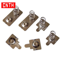 Outil de fixation à ressort pour piles de brosse à dents électrique, calculatrice, lampe de jardin et lampe de vacances personnalisables