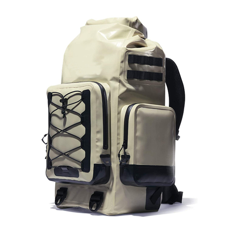 30L PVC Thermal Insulated Foldable Soft Cooler Backpack Dry Bag with Leak Proof Waterproof Design for Outdoor Camping