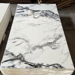 Panel y Tablero de Pared SPC con Recubrimiento UV Imitación Mármol de 1220*/2440/2600/2800/2900 mm, Lámina de PVC con Aspecto de Mármol - Product Image 1