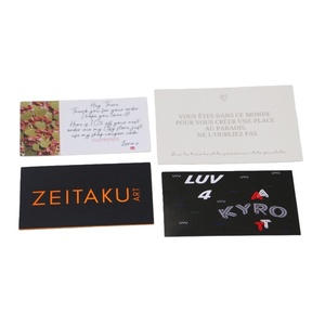 Tarjeta de Visita Personalizada de 120x100 mm, 450 g/m², Laminación Mate Plateada, Mensaje de Regalo, Baby Shower, Venta al por Mayor, Reseñas de Clientes, Joyerí<span class=keywords><strong>a</strong></span>, Forma Personalizada - Product Image 4