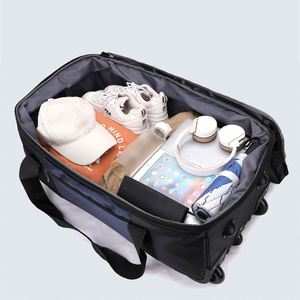 Hot Sale Oversized Oxford Capacity <b>Trolley</b> case Multi-functional Travel <b>Bag</b> Wet Dry Separation Consignment Suitcase Unisex <b>Bag</b> - Product Image 2