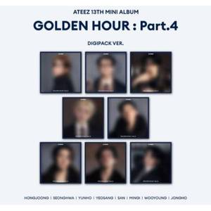 Golden Hour Part 4 ATEEZ ซีดี ป๊อปเคป๊อป ภาษาเกาหลี ทุกวัย ฉบับดิจิทัล-วัสดุกระดาษพลาสติก น้ำหนักเบา ส่งออกจากเกาหลี - Product Image 3