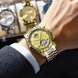 POEDAGAR Luxury Automatic Mechanical <b>Watch</b> Hollow Tourbillon Stainless Steel Men <b>Watches</b> Waterproof Luminous Date Week Men <b>Watch</b> - Product Image 3