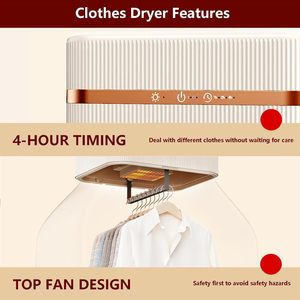 Séchoir à linge portable compact pliable UV, nouvelle arrivée, personnalisable pour la maison, mini séchoir suspendu pour la lessive, vente en gros - Product Image 2