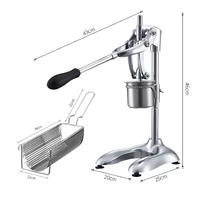 Machine manuelle à frites longues pour pommes de terre