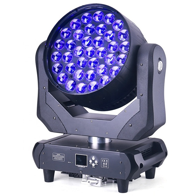 Event Party Entertainment 37*15W RGBW Beam Wash 2in1 Zoom LED Moving Head Wash Stage Light