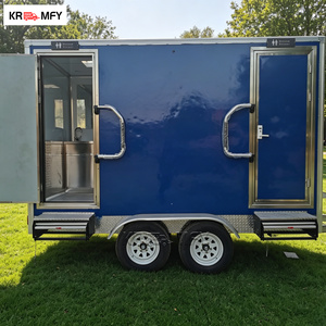 Modular Luxury Mobile Toilet Trailer Fully Equipped Durable Portable Bathroom Trailer <b>Camping</b> Restroom Trailer - Product Image 1