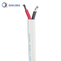 10/2 AWG เพล็กซ์ AC แบน2ตัวนำทางทะเลลวด