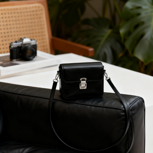 Nhà Sản Xuất Dslr Đen Tan Nâu Crossbody Da Thật Máy Ảnh Túi Purse Pouch Túi Xách Tay Với Có Thể Thay Đổi Dây Đeo - Product Image 4