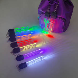 Llavero LED <span class=keywords><strong>Cyberpunk</strong></span> con Múltiples Modos de Iluminación Recargable por USB, Colgante Futurista - Product Image 4