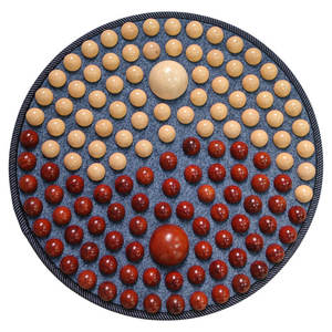 Tapis de massage des pieds en bois massif naturel, style Taiji (chardon, <span class=keywords><strong>poire</strong></span>, lotus), plaque de pression des doigts super jogging, thérapie - Product Image 5