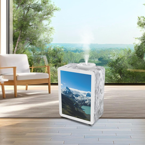 カスタム新デザイン3000CBM中宇宙金属電気家庭用HVAC香りディフューザー<span class=keywords><strong>LED</strong></span>ライトスマートコントロール水なし操作 - Product Image 2