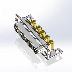 Connecteurs à montage sur panneau coudé avec broches à souder 5W5 Power D <span class=keywords><strong>Sub</strong></span> Sockets Connecteurs à montage sur panneau durables - Product Image 1