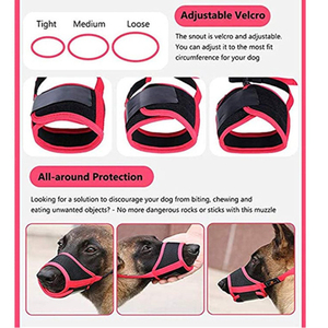 Rọ Mõm Chó Bằng Nylon Có Thể Điều Chỉnh Mềm Độn Nhanh Phù Hợp Thoải Mái Chống Cắn Huấn Luyện MÕM THÚ CƯNG - Product Image 5