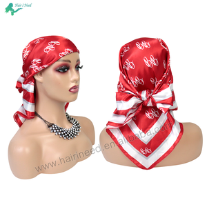 <span class=keywords><strong>Foulard</strong></span> di Lusso da <span class=keywords><strong>Donna</strong></span> in Raso di <span class=keywords><strong>Seta</strong></span> con Stampa Digitale, Motivo e Logo Personalizzati, Bandana per Capelli e Bordi - Product Image 2