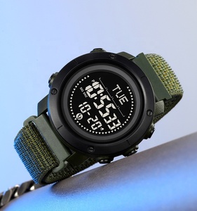 Montre SKMEI 2620 avec boussole numérique, podomètre 3D, sport, extérieur, mode, bracelet en ABS, TPU et nylon, 3 alarmes - Product Image 3