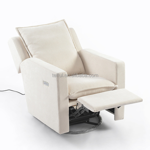 เก้าอี้ปรับเอนนั่งสำหรับให้นมลูกและพักผ่อน รุ่นขายดี สีเบจ - Product Image 1