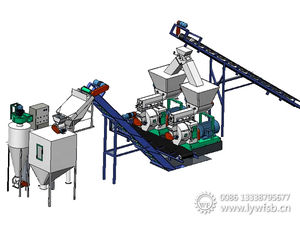 Otomatik 800-1000 kg/saat Reed pelet üretim hattı biyokütle pelet üretme makinesi Reed pelet değirmeni - Product Image 3