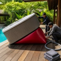 Cale de levage pneumatique gonflable en PVC pour assistance routière