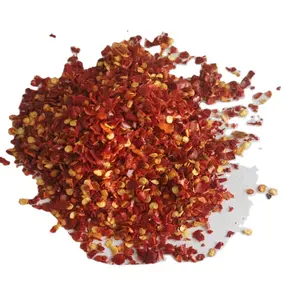 Getrocknete rote Chilis mit Samen zerkleinert BRC/HACCP/ISO-Zertifikate Fabrik hersteller