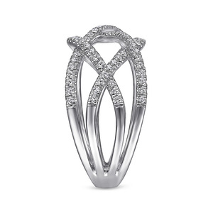 Anello Traforato Thorn Crossover per Donne, Gioiello da Dito in Stile Hip Hop e Street Fashion - Product Image 4
